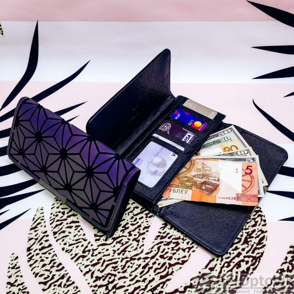 Женский кошелек Chameleon Хамелеон алмазный